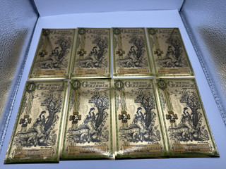 Lot of 8 2019 One Utah Gold Back 1/1000th Troy Ounce 24k Gold (First Year) E80