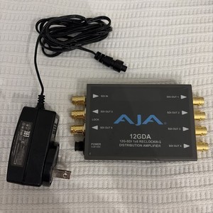 AJA UHD 4K 12GDA 12G-SDI 1x6 Reclocking Distribution Amplifier
