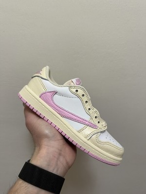 Nike Air Jordan 1 Retro Low OG x Travis Scott Shy Pink (PS) - Größe 30 - US 12,5C