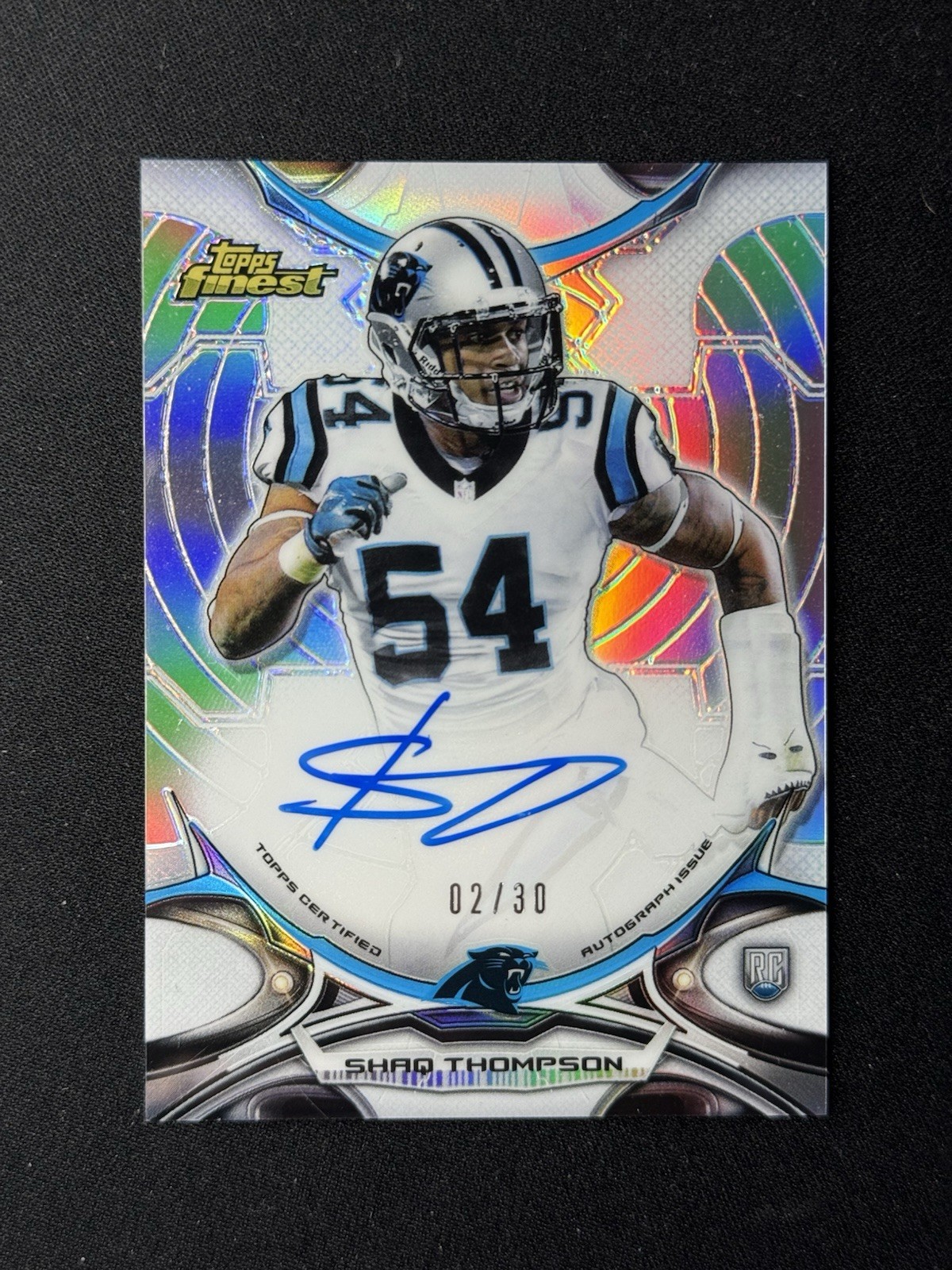 Shaq Thompson Finest #109 Refractor