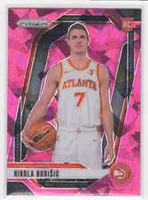 #229 Nikola Durisic 2024-25 Panini Prizm Pink Ice ] RC Atlanta Hawks