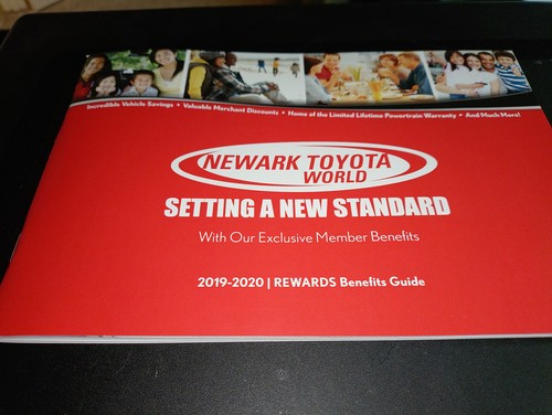 {Newark Toyota World} 2019 to 2020 REWARDS Benefits Guide