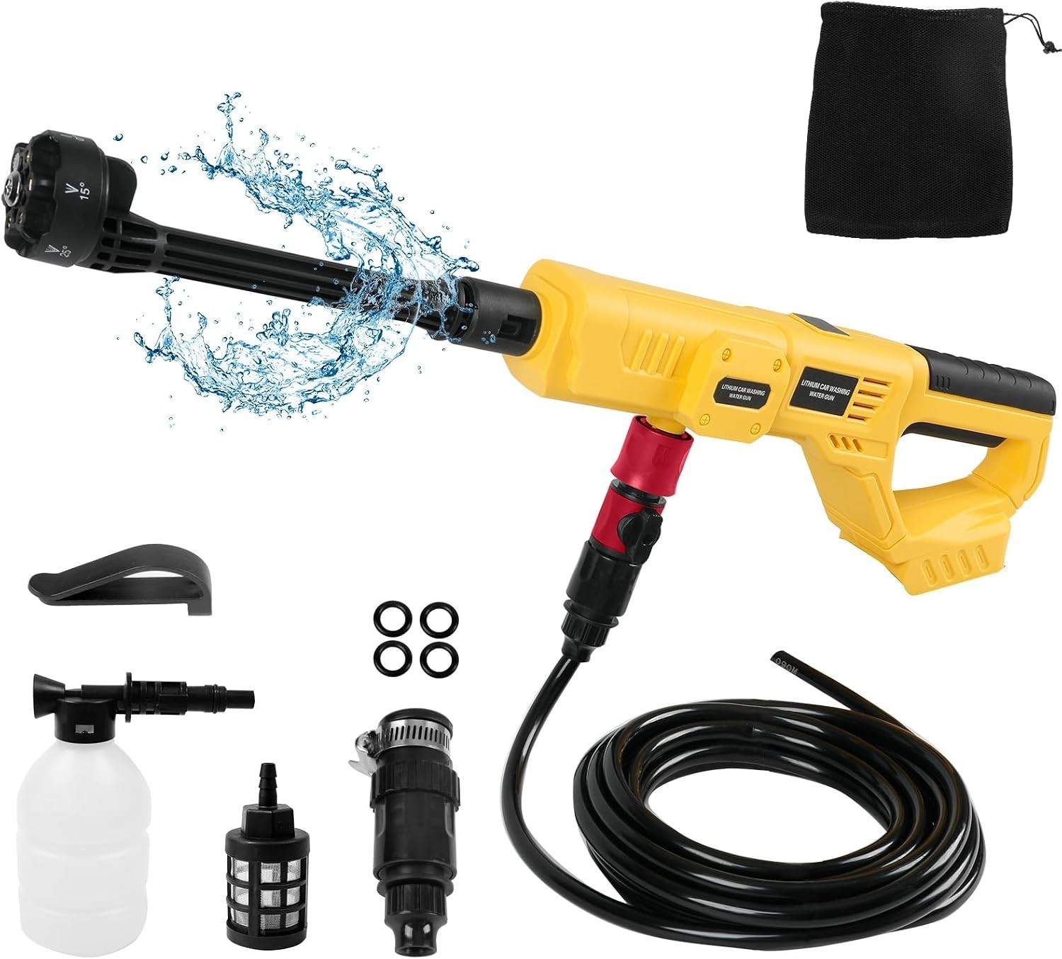 Cordless Pressure Washer for Dewalt 18V,20v Battery, Portable High-Pressure Wash
