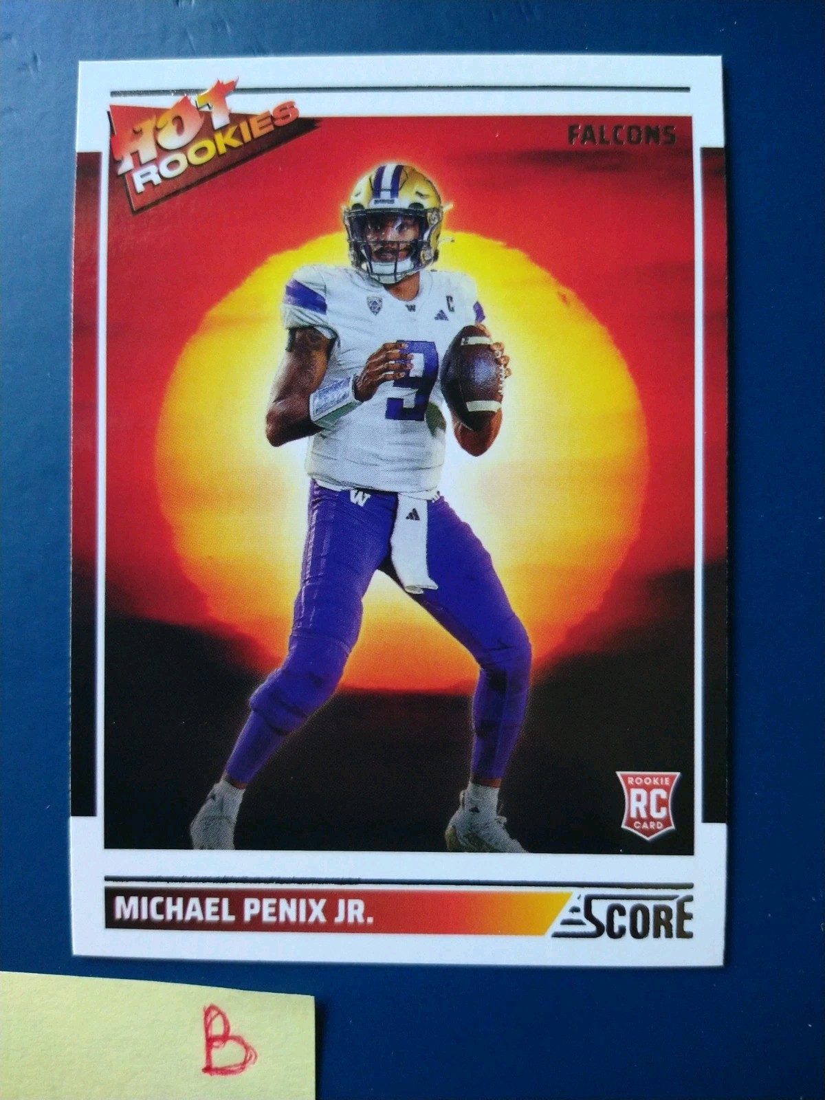 2024 Score Hot Rookies Michael Penix Jr. #3 Atlanta Falcons Rookie RC