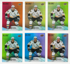 2021-22 UD Allure SIDNEY CROSBY #R-87 Red Orange Yellow Green Blue Purple Double