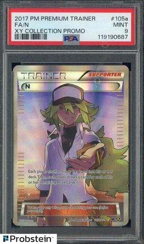 2017 Pokemon Premium Trainer XY Collection Promo #105a FA N PSA 9 MINT