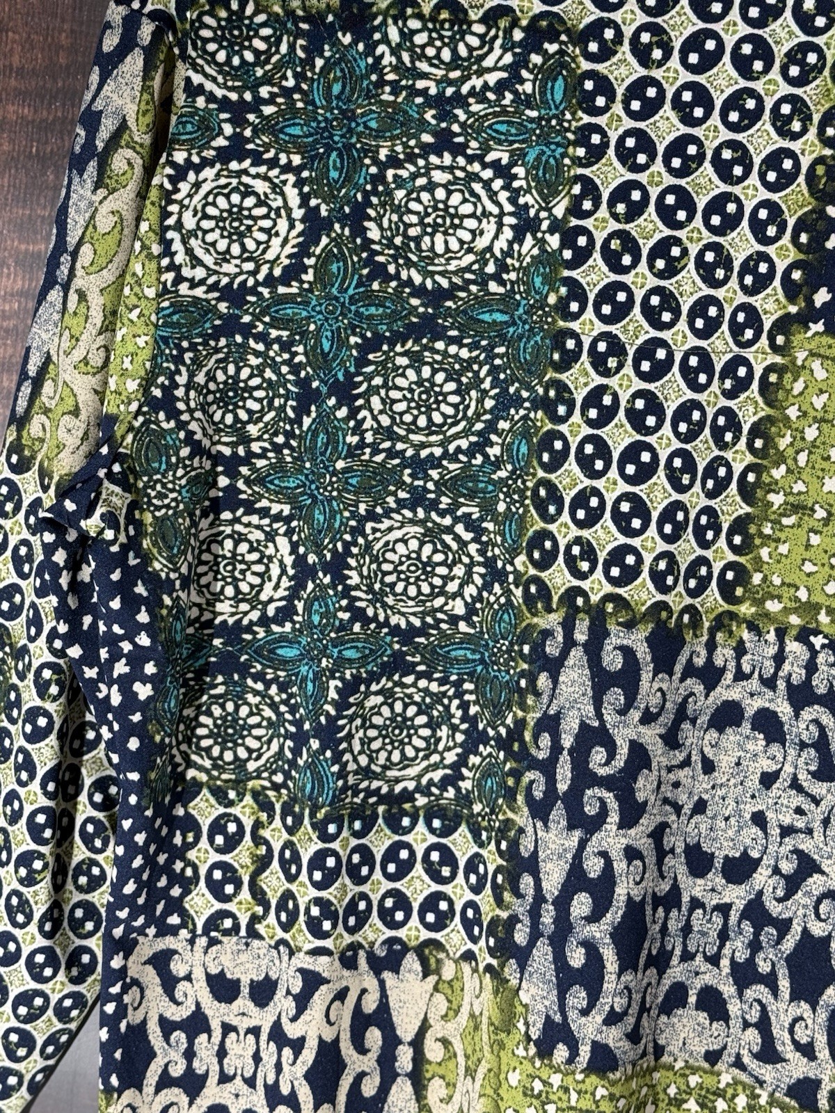 N Touh Blouse, With Patchwork Design. - image 6