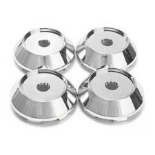 4x For Wheel Center Cap Universal Rim Chrome Hub Cap 68mm No Logo Silver Base 4x For Wheel Center Cap Universal Rim Chrome Hub Cap 68mm No Logo Silver Base