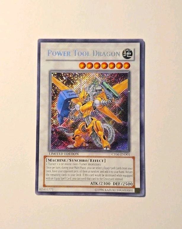 Power Tool Dragon Yu-Gi-Oh! TCG Individual Trading Card Games for