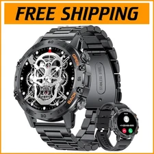 Bluetooth Smart Watch for Men with Heart Rate & SpO2 Monitor – Tactical Elegance
