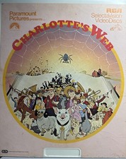 Charlottes Web CED - 94 Minutes Color Videodisc - Not A Dvd