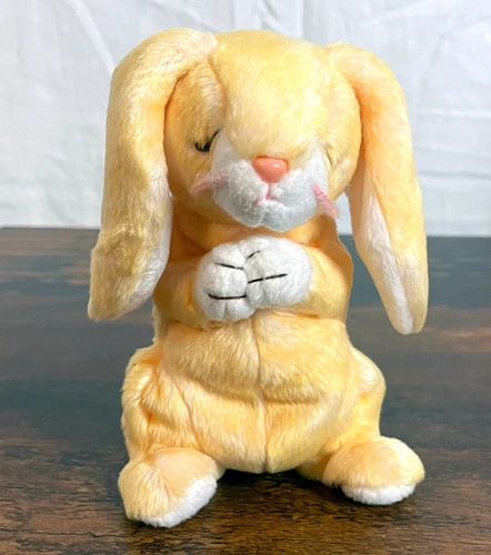 Vintage Ty Beanie Baby Grace the Praying Bunny DOB February 10, 2000 NO TAG