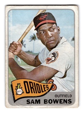 1965 Topps #188 Sam Bowens Baltimore Orioles