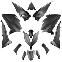 Karosserie-Verkleidung FüR Yamaha 530 Tmax 2015+2016, Matt Schwarz (14-Teiliges