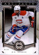 2015-16 Artifacts #9 P.K. Subban - HKY
