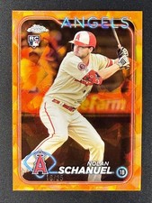 2024 Topps Chrome Sapphire Edition - Nolan Schanuel #53 Orange /25 (RC)