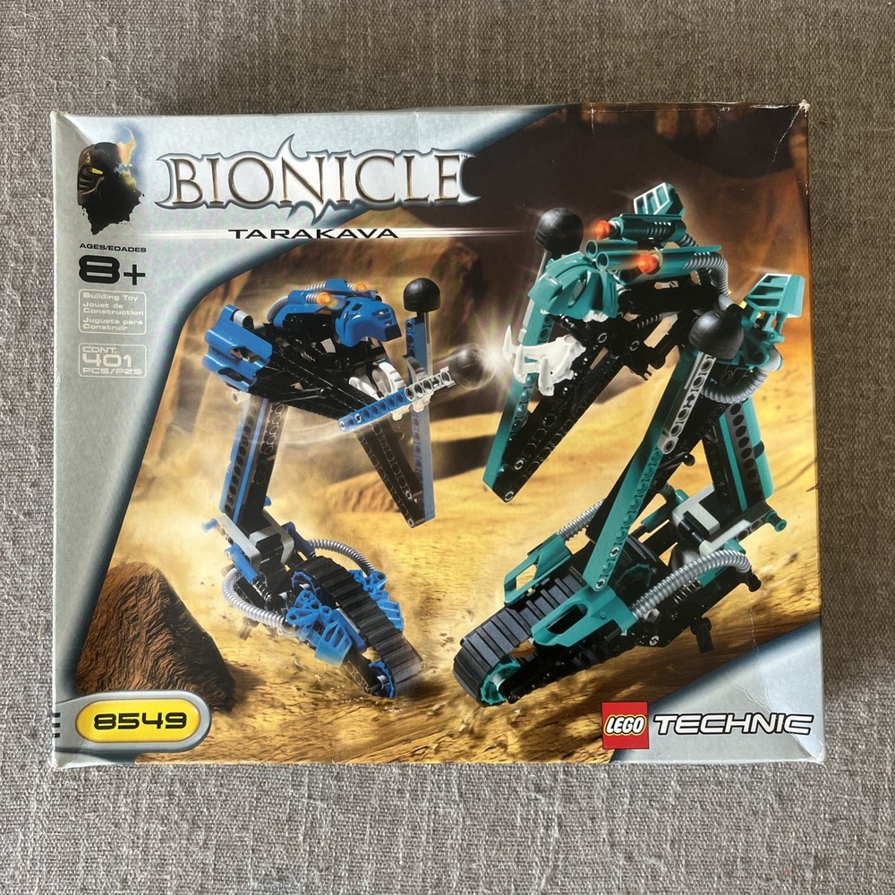 Factory Sealed Lego Bionicle Tarakava #8549 Rahi Kanohi 2001 Vintage SUPER RARE!