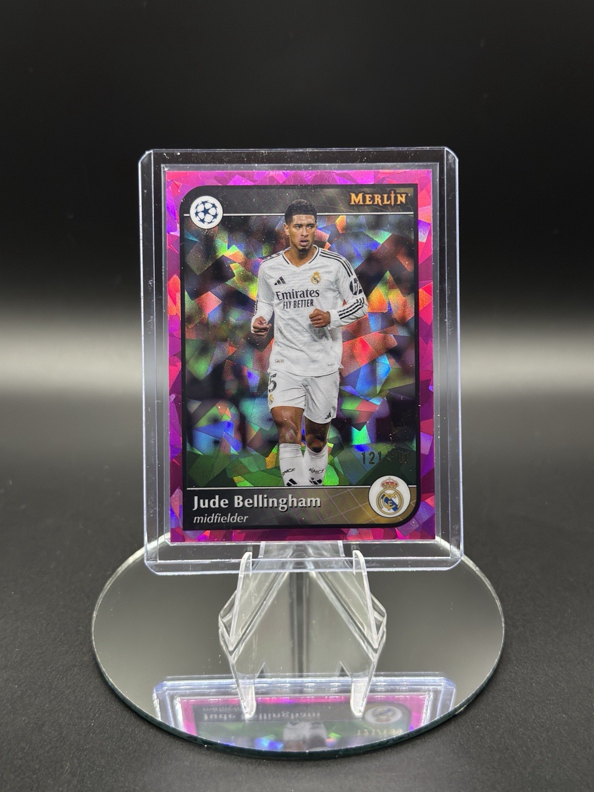 2022-23 Topps Merlin Collections Jude Bellingham #5 Real Madrid Serial /199 view 3