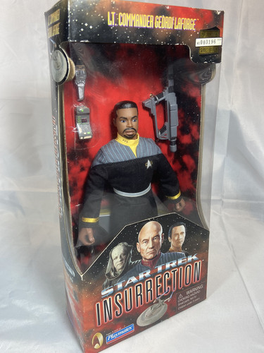 Star Trek Insurrection 9" Action Figure Lt Co Geordi LaForge 1998 Playmates - Picture 1 of 12