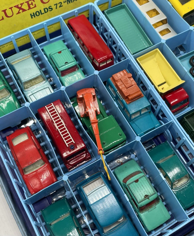 Официальный Matchbox серии Deluxe коллекционный чехол 72 автомобилей 1968 с автомобилями включены - Изображение 4 из 4