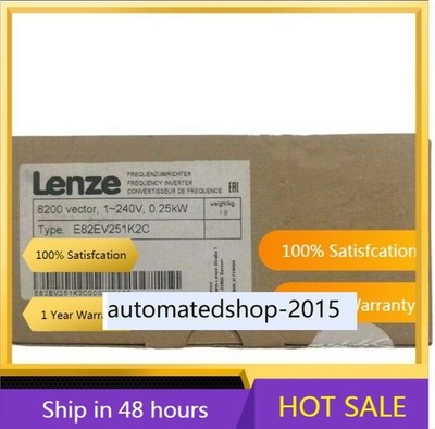 E82EV251K2C 1PC NEW Sealed Lenze Inverter 8200 Vector E82EV251_2C E82EV251K2C