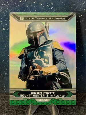 2015 Topps Chrome Star Wars Perspectives Refractor #44-J Boba Fett  