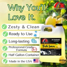 Air Freshener Fresh Lemon Scent Odor Eliminator Car Home Fragrance Free Shipping
