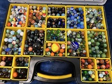Complete Marble Collection From Estate Sale 13 Pounds Plus Case Fast Shipping