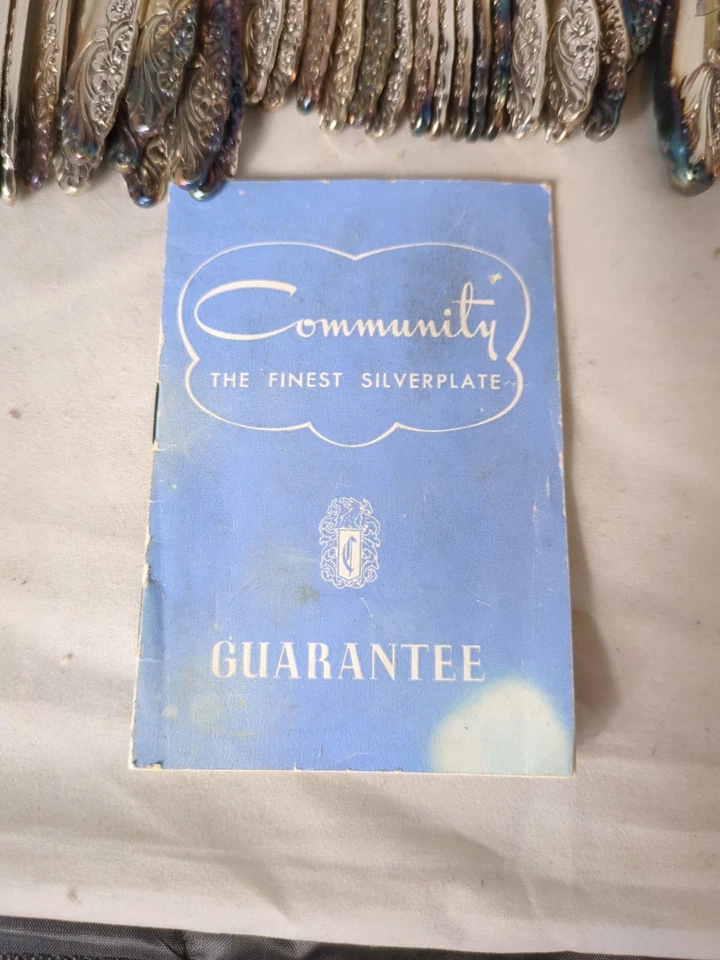 Community Evening Star Flatware 57 Pc Oneida Silver Plate Service For Eight Plus - Image 2 of 4