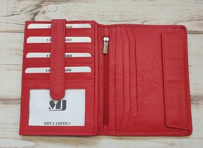 Große Büffelleder Brieftasche Geldbörse Geldbeutel Portemonnaie