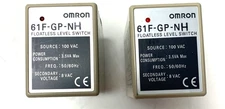 [Lot of 2] OMRON 61F-GP-NH FLOATLESS LEVEL SWITCH