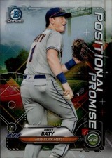 2021 Bowman Chrome Positional Promise #POS-BB Brett Baty New York Mets