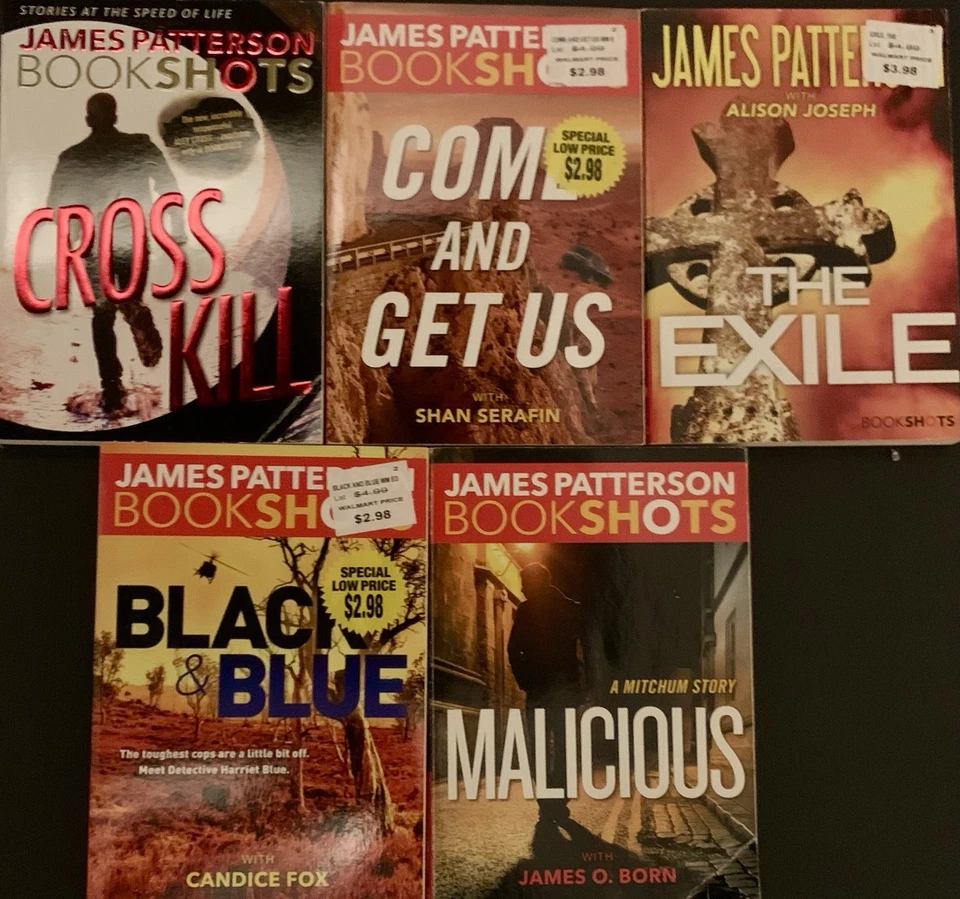 BOOKSHOTS (11 softcover) all by JAMES PATTERSON Foto 4 de 4