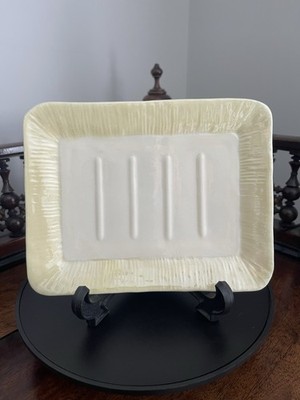 Vintage Belleek Irish Fine Bone China Butterdose nur, 2. grüne Markierung