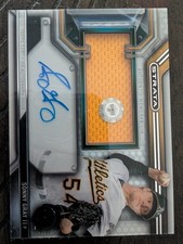2016 Topps Strata - Auto & Relic Card - Sonny Gray  🔥 Yellow Relic Oakland A's