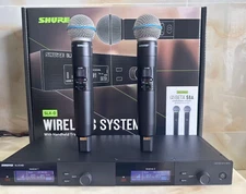 New SLXD24D/B58 Dual Wireless Vocal Microphone System With BETA 58