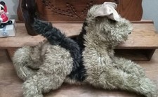 Folkmanis Airedale Terrier Full Body Hand Puppet  2993 Brown Black Dog