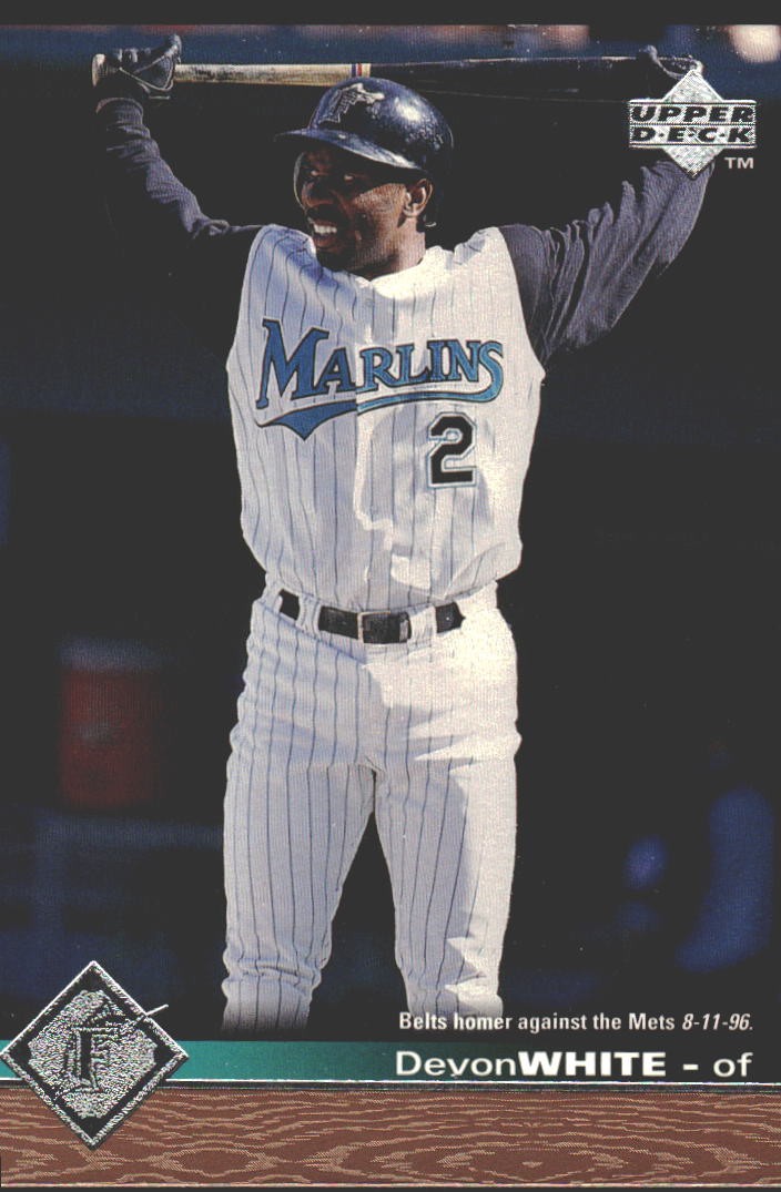 Devon White #358 1997 Upper Deck Florida Marlins