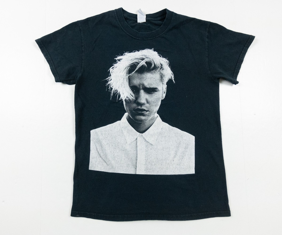Justin Bieber Shirt Adult Small Black Short Sleeve Purpose World
