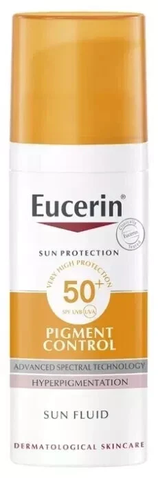Eucerin Sun Fluid Pigment Control SPF50+ 50 ml CADUCIDAD 01/2028 Foto 3 de 4