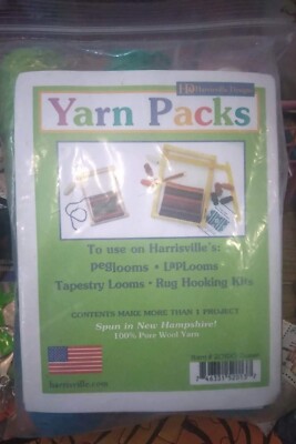 Harrisville Designs Refill Yarn Pack Ocean #201D0 Lap Peg Loom 100% Wool