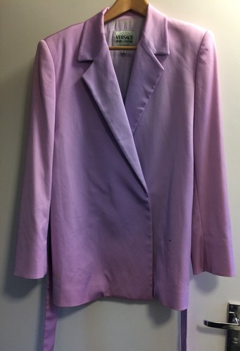 Versace Jeans Couture  2 Piece Lilac Ombre Wrap Jacket Trouser Suit 10/12 - Bild 2 von 22