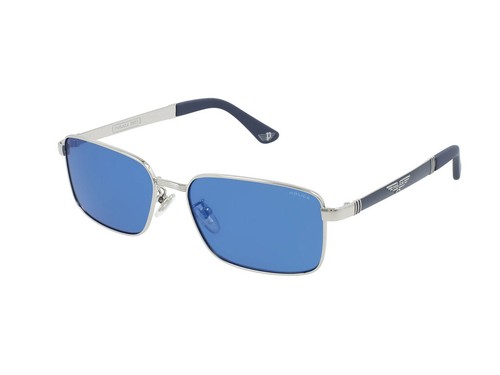 Police glasses alone spla 54 Origins 28 e70b Silver Blue | eBay
