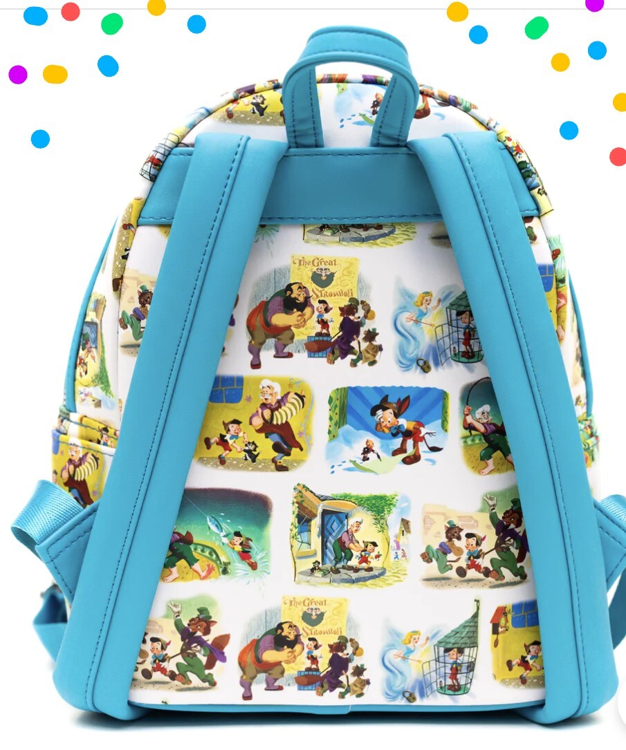 Loungefly Disney Pinocchio Little Golden Book Scenes AO Mini