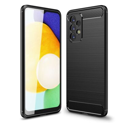 Handyhülle Schutz Case für Samsung Galaxy A23 Cover Tasche Carbon Etuis Bumper