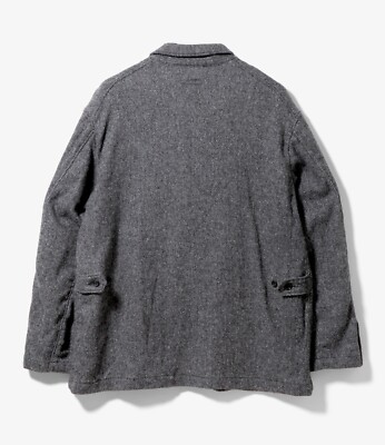 ジャケット・アウター ENGINEERED GARMENTS LOITER JACKET S Engineered Garments Loiter Jacket - Black Solid Poly Wool