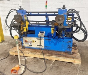 HMT #F38 TWIN HEAD HYD. COMPRESSION BENDER - Programmable Controls -"SEE VIDEO"