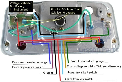  Instrument Gauge Cluster For Ford 2000 3000 4000 5000 7000 EHPN10849A - Picture 6 of 9