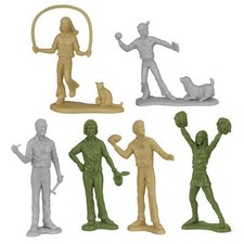 TimMee Processed Plastic Suburban Family People Tim Mee Figure Mom Dad Boy Girl
