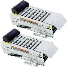 2pcs Foldable Car Ramp Aluminum Capacity 660LBS for Car Truck SUV Motorcycle